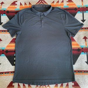 lululemon Men's Navy Polo Shirt - Large